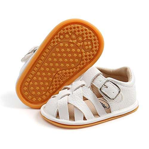 rvrovic baby sandalen weiche sohle kleinkind schuhe outdoor 0-6 monate 1-weiß