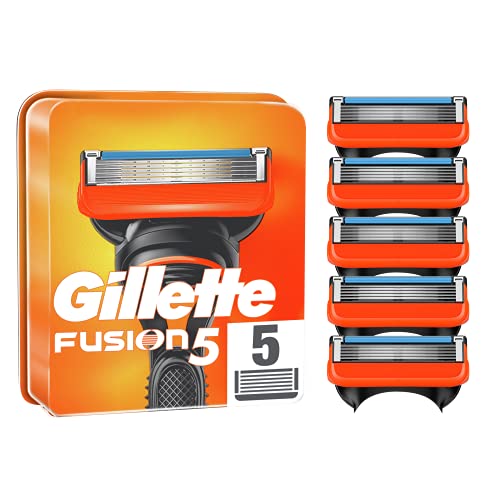 gillette fusion 5 rasierklingen für herren, 5 ersatzklingen packung
