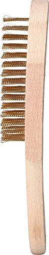messing handdrahtbürste 4-reihig 290 mm grillrostbürste brilliant tools BT706009