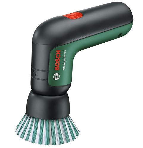 bosch home and garden akku reinigungsbürste universalbrush mit 3,6-v-akku und 4 aufsätzen