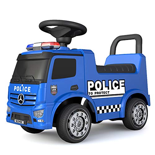 lauflernhilfe mercedes antos polizei blau max 25 kg kunststoff ab 12 monaten