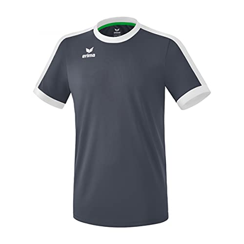 erima retro star trikot unisex slate grey/weiß xl eu