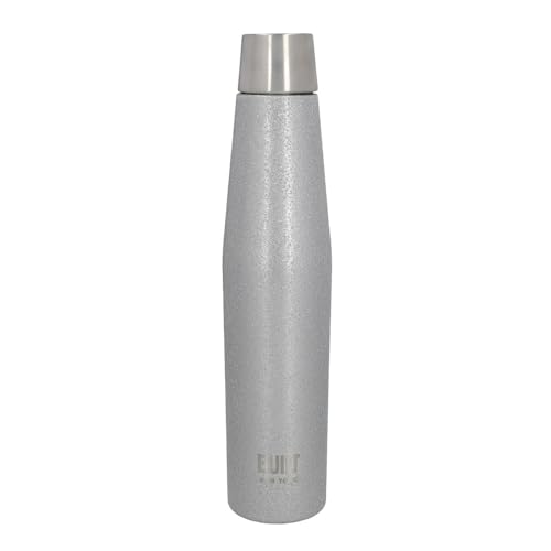 built apex thermos wasserflasche 540 ml auslaufsicher edelstahl BPA-frei silber glitter