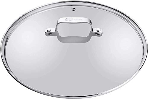 tefal glasdeckel für 24 cm pfannen, passend zu e43504 und e85604, hitzebeständig bis 260 C