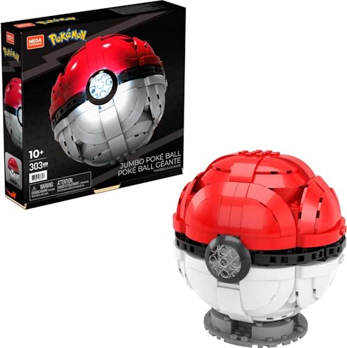 Produktbild: Pokmon Jumbo Pok Ball Bauset - MEGA Spielzeug für Fans