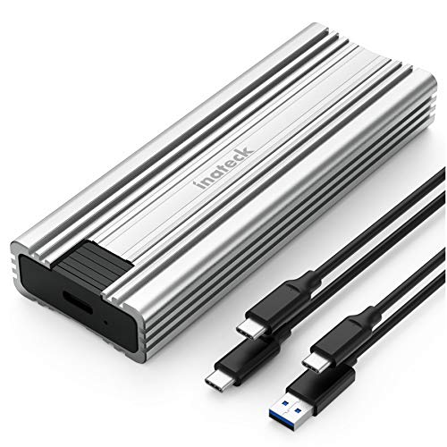 Produktbild: inateck nvme m.2 festplattengehäuse usb 3.2 mit kühlpad 10gbps für m.2 ssd