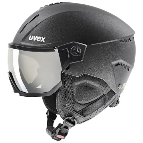 uvex Skihelm Unisex Erwachsene, black mat, 56-58 cm