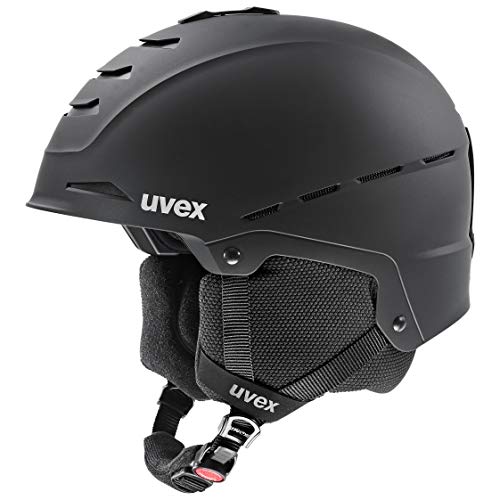 uvex Legend 2.0 Skihelm schwarz matt, 52-55 cm, für Damen und Herren, Größenanpassung, optimierte Belüftung