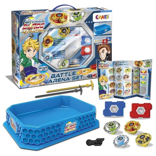 craze blade battle set 4er metall kampfkreisel inkl. zubehör arena für kinder