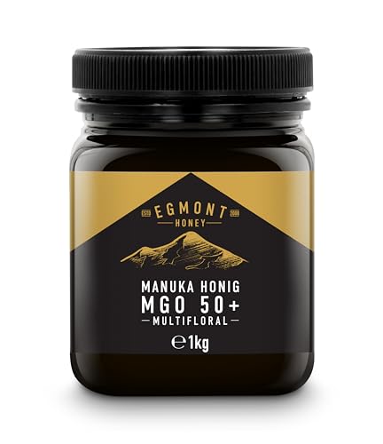manuka honig 50+ mgo 1kg, egmont, 100% roh, natürlich, neuseeland