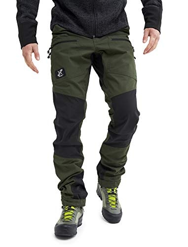 revolutionrace nordwand pro pants herren outdoor hose wandern forest green XXL