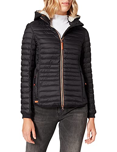 camel active Damen steppjacke schwarz mit abnehmbarer kapuze, womenswear-40