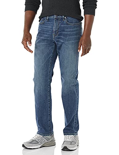 herren jeans amazon essentials gerade passform hoher stretchanteil 32W 30L mittelwaschung