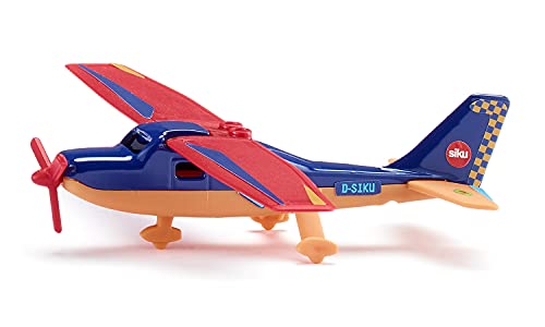 siku 1101, sportflugzeug modell aus metall mit beweglichen teilen