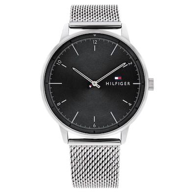 tommy hilfiger herren uhr edelstahl mesh armband 81,99 euro statt 136 euro