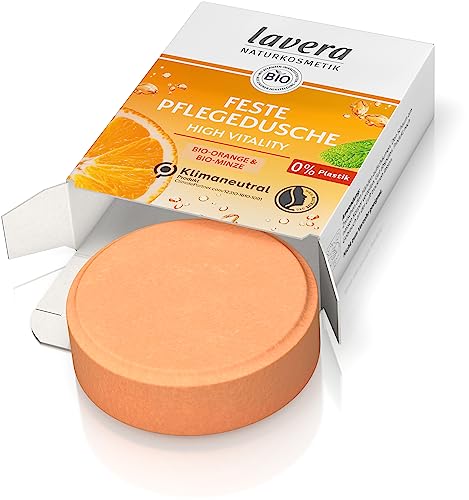 lavera feste pflegedusche bioorange, biominz oder bio-limette, bio-zitronengras