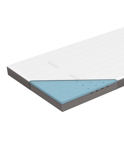 genius eazzzy topper deluxe 100x200cm gelschaum 9cm h2/h3 allergikerfreundlich waschbar