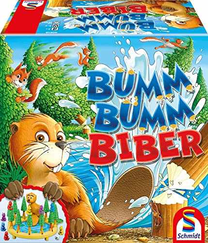 Produktbild: Bumm Bumm Biber, 3D Action Kinderspiel von Schmidt Spiele, für 2-4 Spieler