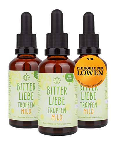 bittertropfen ohne alkohol 50ml 3er set bitterliebe nach hildegard von bingen