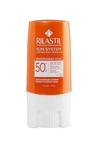 rilastil sun system sonnenschutzstick gesicht spf50+ transparent, 8,5 ml
