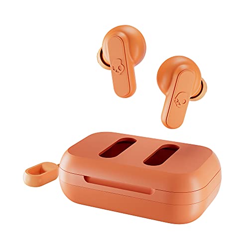 skullcandy dime in-ear wireless-kopfhörer, 12 std akkulaufzeit, orange