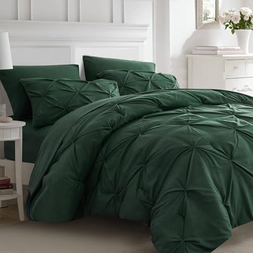 CoutureBridal Bettwäsche set grün 135x200cm 4-teilig Mikrofaser Wendebettwäsche