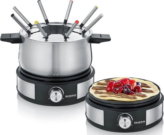 Produktbild: Severin FO 2471 Fondue- und Crpes-Set, 39,99 (statt 53)