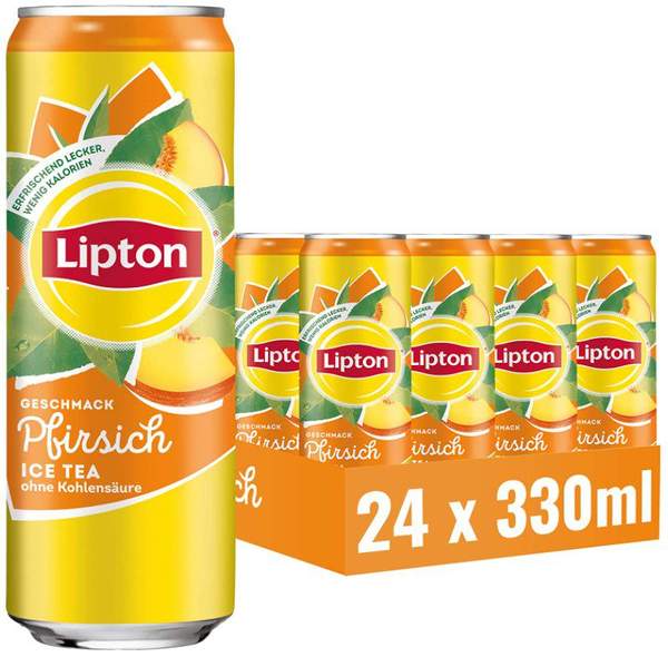 lipton ice tea pfirsich 24er pack 0,33l ab 16,99 euro 0,71 euro pro dose