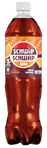 SCHWIPSCHWAP Cola ohne Zucker  Koffeinhaltiges Getränk mit Orange, 6 x 1.5 l