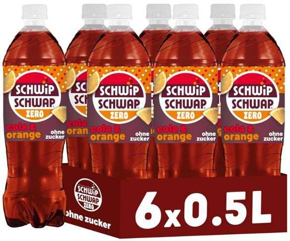 schwipp schwapp 6 x 0,5l ohne zucker - 5,29 euro statt 7 euro