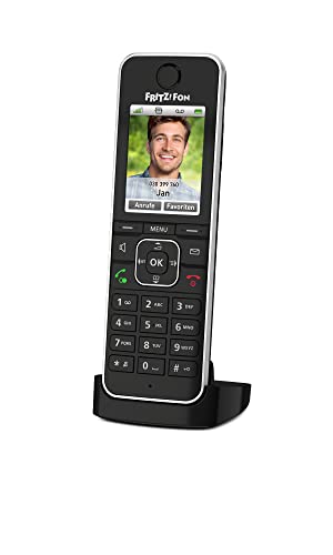 avm fritz!fon c6 dect telefon, kabelloses telefon für häusliche nutzung