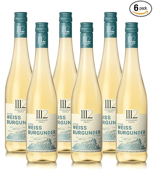 weißburgunder trocken 6 x 0,75l von elfhundertzwölf baden - preisfehler