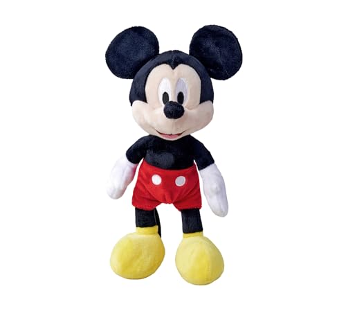 mickey mouse plüschtier 25cm simba 6315870225 rot kuscheltier für babys