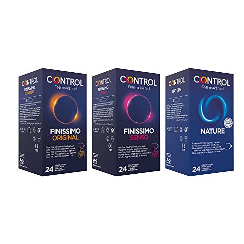 CONTROL Feeling Mix Box, 72 Kondome, Classic und Thin, für optimales Gefühl und Sicherheit