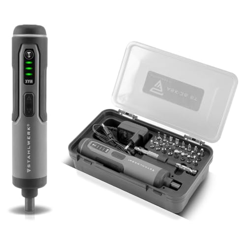 stahlwerk elektrischer schraubendreher set 3,6 v motor 1300 mAh akku mit led leuchten