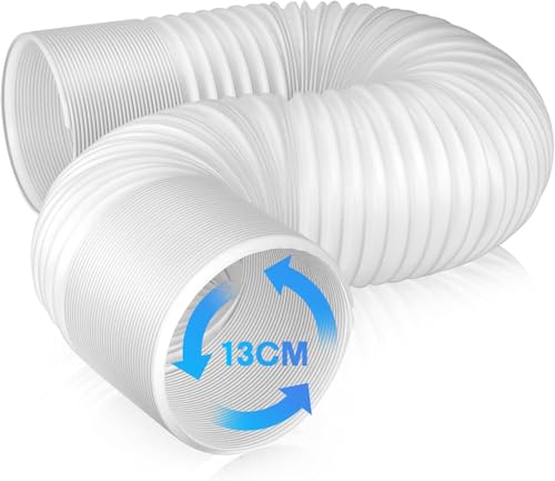 Produktbild: k kumeed klimaanlage abluftschlauch 130mm 1,5 meter faltbar dehnbar ccw gewinde
