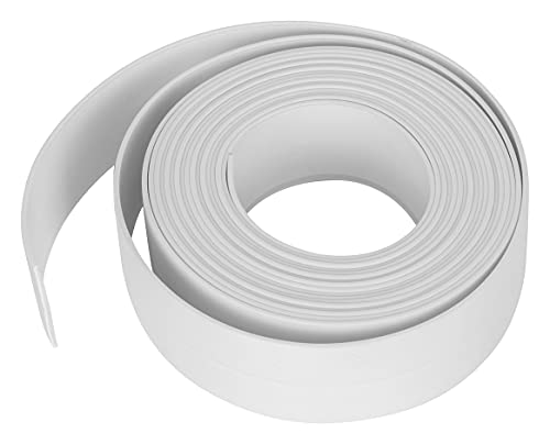 selbstklebendes dichtband 22 mm x 320 cm, wasserdicht für bad, küche, weiß, adgo