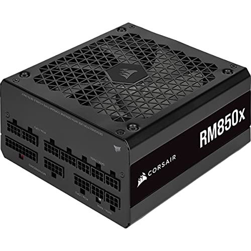 corsair rm850x 850 watt atx-netzteil, 80 plus gold, vollmodular, schwarz