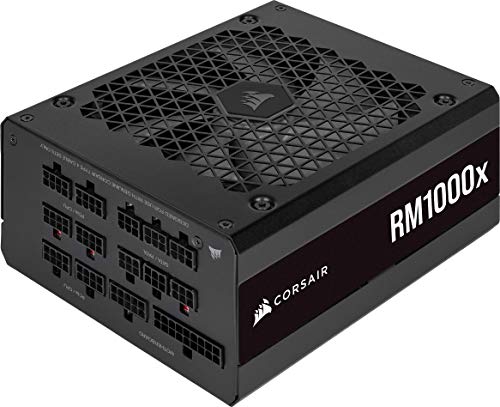 corsair rm1000x 1000 w atx netzteil 80 plus gold modular 135 mm fan schwarz