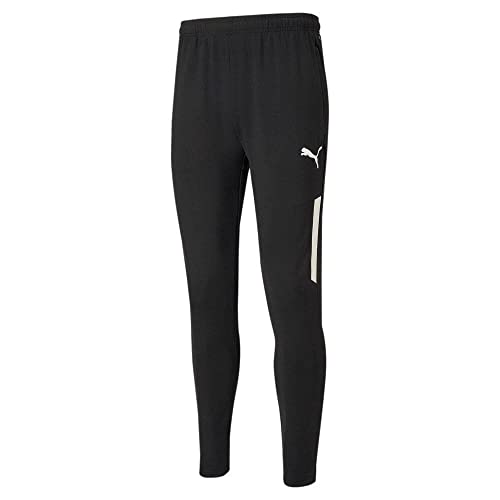 PUMA Kinder Teamliga Training Pro Jr Pants, Schwarz-Weiß, 140 EU