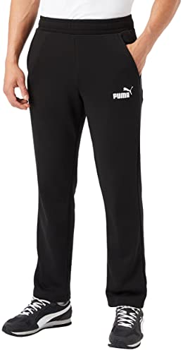 puma herren pants ess logo bukser tr op srl, schwarz 22, gr. l eu