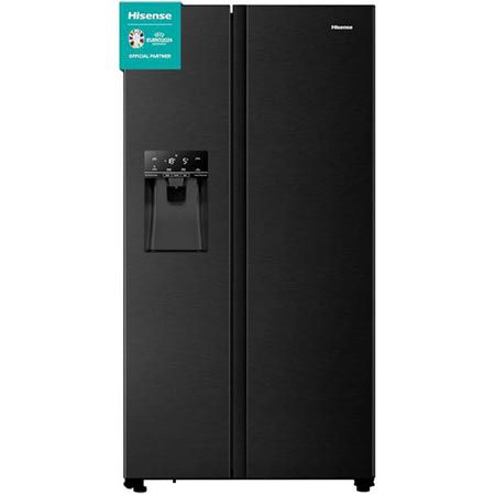 hisense kühlgefrierkombination side-by-side rs694n4tfe, 899 statt 1.099