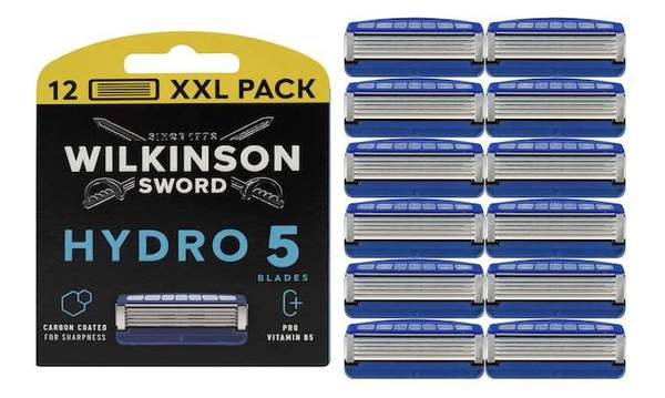 wilkinson rasierklingen 12x hydro 5 skin protection für 14,91 euro