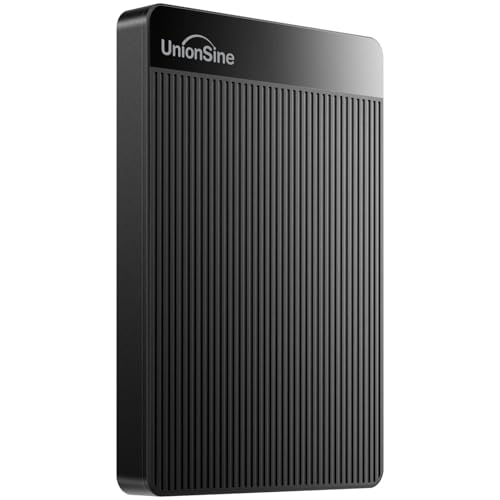 Produktbild: external hard drive 1tb union sine ultra dünn tragbar usb 3.0 für pc mac tv xbox ps4 schwarz
