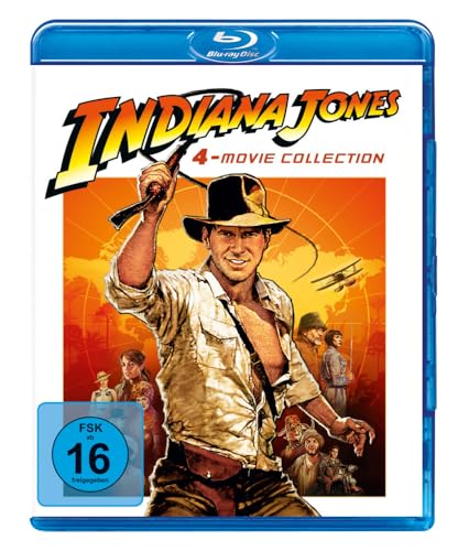 indiana jones blu-ray 4 film kollektion