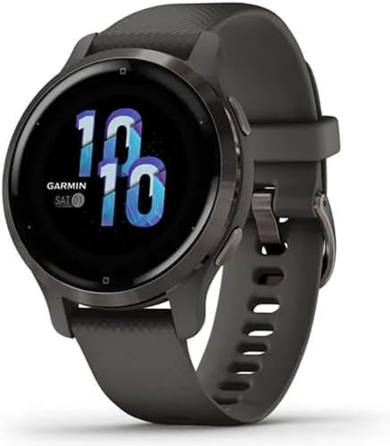 garmin venu 2/2s gps fitness smartwatch, 1.3/1.1 zoll amoled, 25 sports, musik, pay