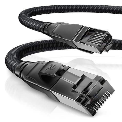 csl cat8.1 netzwerkkabel 40 gbit 1m lan kabel patchkabel rj45 s/ftp schirmung