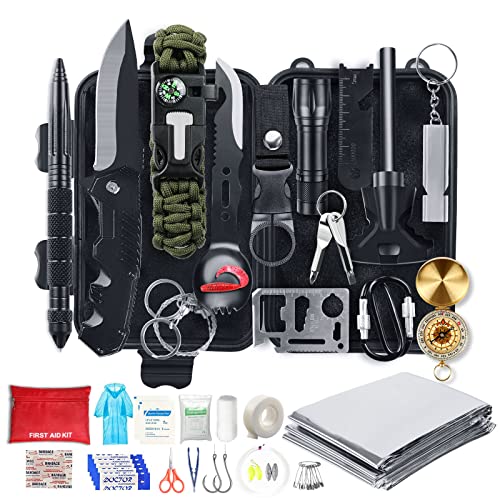 survival kit 54 in 1 erste hilfe set auto outdoor zuhause notfall ausrüstung