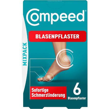 compeed blasenpflaster mixpack 6er pack ab 5,35 euro statt 7 euro