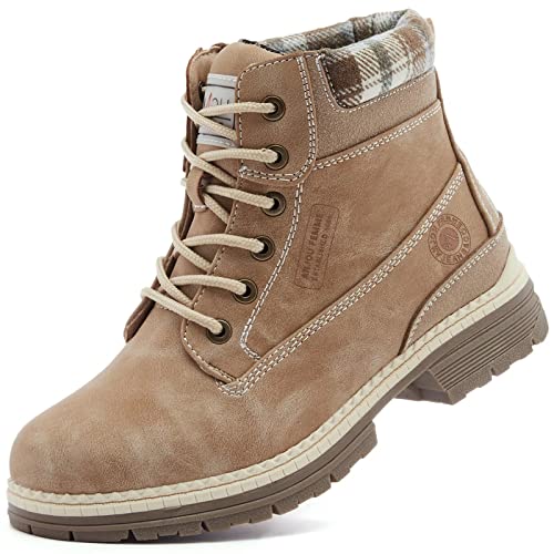 Wanderschuhe für Damen, ANJOUFEMME wasserdichte Winterstiefel für Trekking und Outdoor